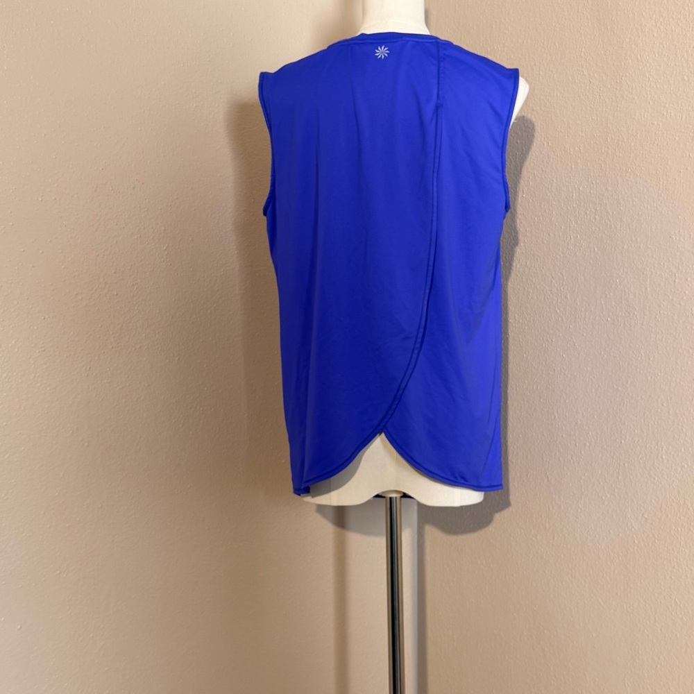 Athleta Electric Blue/Purple Sleeveless Tank Top - Picture 4 of 12